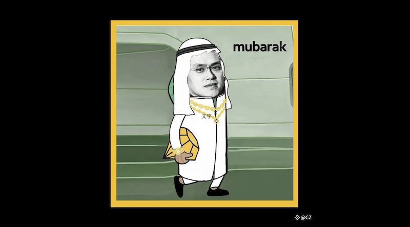 币安CZ Meme图助推MUBARAK代币二度飙升 BNB Chain再次繁荣