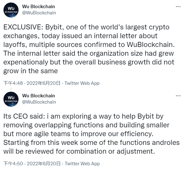 新加坡加密货币交易所Bybit正计划裁员30%以度过市场寒冬-第1张图片-欧意下载