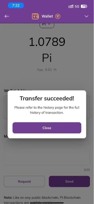 您的$PI将被发送到您的Gate帐户！